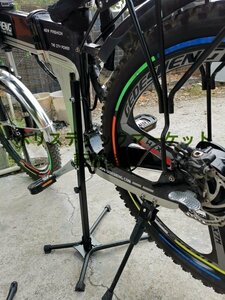 ロードバイク 自転車用 ワークスタンド フック掛け式 スタンド リア フックスタンド メンテナンススタンド 5段階調節可能 滑り止め