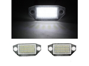 Ford用 Mondeo モンデオ Mk3 18 LED ナンバー灯 ライセンスランプ キャンセラー付