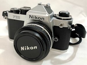 【中古品/動作未確認】Nikon ニコン フィルムカメラ FE2 レンズ付【送料別】TD1090