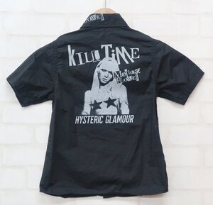 2T9986■【クリックポスト対応商品】ジョーイヒステリック Kill Time Magazin ミリタリーシャツ JOEY HYSTERIC