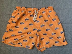 【送料無料】希少 FANTA ファンタ コカコーラ オレンジ 水着 海水パンツ メンズ 古着 レトロ SIZE S