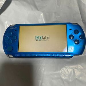 SONY ソニー PSP プレイステーションポータブル ブルー プレイステーション 簡易動作確認済み　送料無料