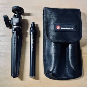 【状態の良い美品】Manfrotto ミニ三脚　小型三脚209とマイクロボールヘッド雲台482　テーブルトップ三脚