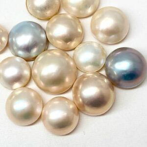 「マベパールおまとめ」 j 約13-17.5mm 150ct pearl パール 半円真珠 ジュエリー jewelry 裸石 宝石 