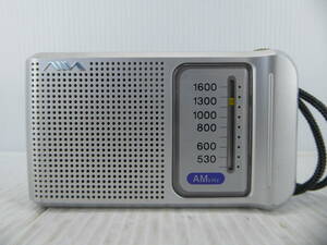 ★☆SONY AIWA AMコンパクトラジオ CR-AS10 動作品 オマケ新品電池付き☆★