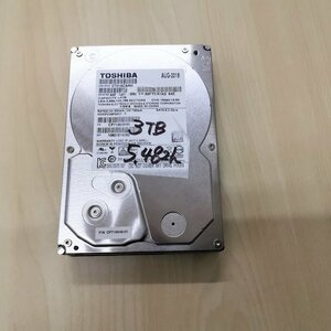 HDD 3TB 1台セット 5482h TOSHIBA SATA 3.5インチ　ハードディスク