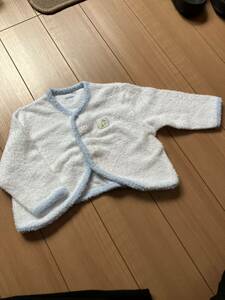 ファミリアBabygro カーディガン60〜75　着心地のいいタオル素材　