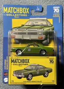 マッチボックス コレクターズ 1978 DODGE MONACO POLICE ダッジ モナコ ポリスカー　MATCHBOX COLLECTORS