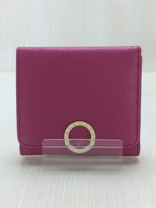 BVLGARI◆3つ折り財布/-/PNK/282491