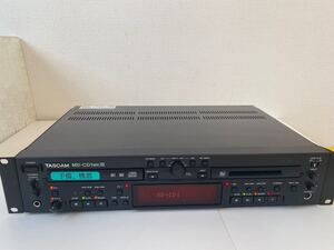 TASCAM MD/CDコンビネーションデッキ/プレーヤー MD-CD1MK3 リモコン付き　リモコン電池入れ