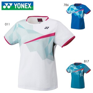 【20667（786）XO】YONEX(ヨネックス) ウィメンズゲームシャツ ブラストブルーサイズXO 新品未使用タグ付 バドミントン テニス 2023モデル 