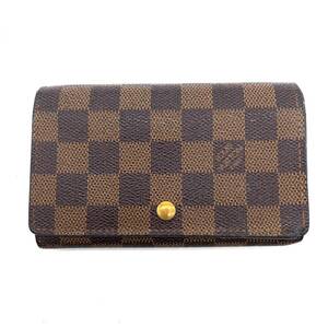 Louis Vuitton Damier Portomone Vietresor Bifold Wallet ダミエ トレゾール 二つ折り