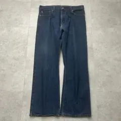 Levi’s 517 フレアデニム w36 色濃い目 ブーツカット リーバイス