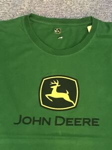 John Deere ロゴ　Tシャツ ジョンディア　トラクター　アメリカ　USA ビンテージ　ストリート　スケート　古着　アメカジ　世田谷ベース