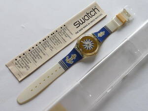 未使用電池交換済 スウォッチ レギュラーモデル Swatch 1992年 GUTENBERG 品番GK703
