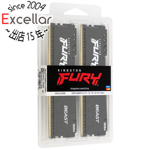 Kingston製 KF426C16BBK2/32 DDR4 PC4-21300 16GB 2枚組 [管理:1000027943]