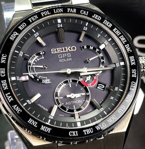 第二世代 超美品 セイコー SEIKO アストロン ASTRON GPS ソーラー 腕時計 ソーラーGPS衛星電波時計 エグゼクティブライン SBXB123 8X82