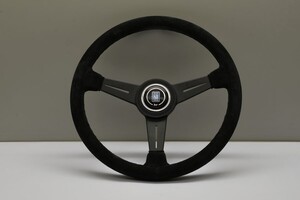 NARDI ステアリング クラシック 黒スエード/黒スポーク 36Φ 6061-36-2081