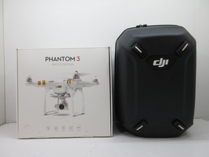 n80525-ty ジャンク○ラジコン ドローン DJI ファントム3 ケース付 PHANTOM3 [069-241017]