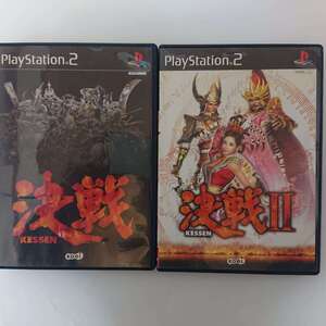 決戦＆決戦2 PS2 ゲームソフト コーエーテクモゲームス ２本セット まとめ売り セット売り