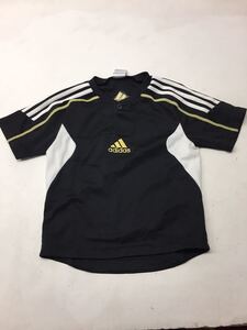 送料無料☆半袖Tシャツ☆adidas アディダス☆黒 ブラック 白 ホワイト☆キッズ ジュニア☆120cm☆♯30624mtj145