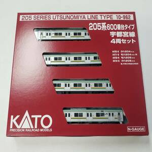 24国/A057723-47/M122-598/NT5000 KATO 205系 600番台タイプ 宇都宮線 4両セット 10-962 鉄道模型 Ｎゲージ