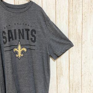 NFL NewOrleans Saints ニューオーリンズ・セインツ プリント Tシャツ XL USA古着 アメリカ古着