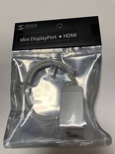 ★新品未開封★Mini Displayport（オス）→HDMI（メス） 変換ケーブル★変換アダプタ★SANWA★AD-MDPHD03★新品未開封