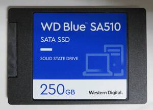 ◎中古 WD SSD 2.5インチ 250GB WDS250G3B0A 使用時間:8時間 電源投入回数:13回