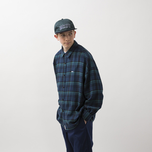 希少★新品本物【緑★3】★BASIN BLACKWATCH LS SHIRT FULL ベイスンブラックウォッチ 正規店購入 ディセンダント 限定入手困難 DESCENDANT