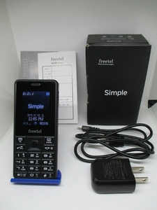 ● 中古品 ● SIMフリー ● freetel FT142F simple ブラック ● 希少 ●⑨●