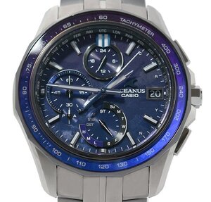 ★箱保付！美品！CASIO カシオ OCEANUS オシアナス Manta マンタ S7000シリーズ OCW-S7000C-2AJF タフソーラー メンズ★