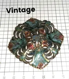 Vintage Broach Painted✨ペイントブローチ