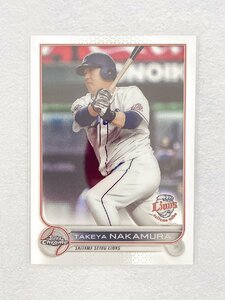 ☆ TOPPS CHROME NPB 2022 ベースボールカード 169 埼玉西武ライオンズ 中村剛也 Base ☆