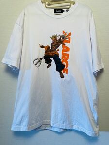 【洗濯済み】希少！XLARGE エクストララージ サマーウォーズ 上田 サイズXL ホワイト Tシャツ ストリート 日本アニメ 細田守021024-015