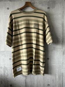 WTAPS ダブルタップス 22SS 221ATDT-CSM29 ボーダーＴシャツ