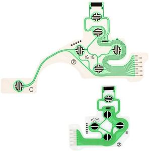 PS4 コントローラ (DUALSHOCK 4)用 2部品（1セット) JDS030 導電性 フィルム キーパッド 修理 交換部品 G126