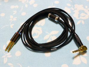 T1 2nd 3rd MDR-Z7 ケーブル 銀メッキOFC 八芯 ブレイド 編み込み 2.5mm4極 3.5mm3極 HA-SW01 (T3-01 Denon AH-D9200 focal elear 対応可