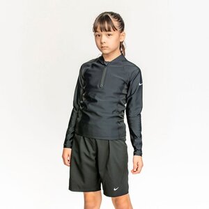 1610345-NIKE/ジュニア ロングスリーブ セットアップ スクール水着 上下 ボーイズ ガールズ 子供用/1