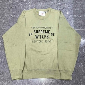 Supreme 21aw x WTAPS Crewneck Size-M シュプリーム ダブルタップス クルーネック スウェット