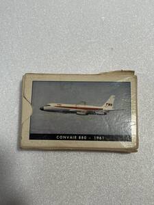 Trans World Airlines TWA航空CONVAIR880-1961　トランプ　used レア物エアライングッズ　コレクタブルビンテージアンティーク買い付け品