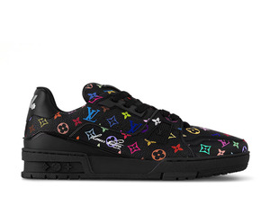 Louis Vuitton x Takashi Murakami Trainer Sneaker "Noir/Multicolor" 28cm 1AHEKZ