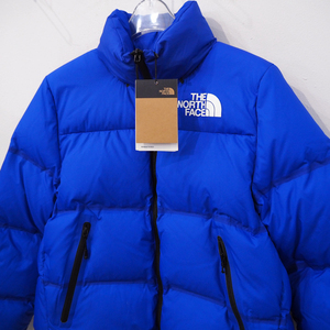 新品 正規品 ノースフェイス 海外 限定 ヌプシ ダウン ジャケット 青 ブルー レディース XS S THE NORTH FACE RMST NUPTSE 収納フード 軽量