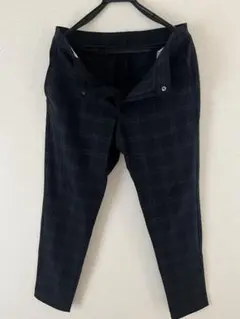 ZARA ネイビー チェック スラックス