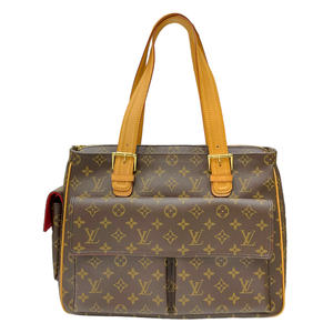 ルイ・ヴィトン LOUIS VUITTON ミュルティプリ・シテ M51162 ブラウン モノグラム・キャンバス/レザー ハンドバッグ レディース 中古