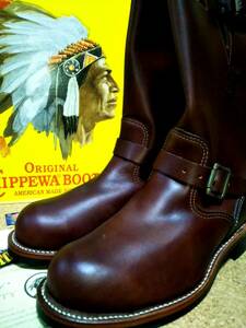 【CHIPPEWA】チペワ 91068 11インチ スチールトゥ エンジニアブーツ 9E (27cm) 11INCH STEEL TOE ENGINEER BOOTS CORDVAN【未使用品】