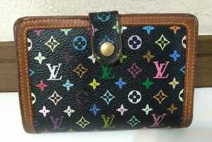 LOUIS VUITTON ルイヴィトン Louis Vuitton モノグラム マルチカラー ポルトフォイユ ヴィエノワール がま口財布 二つ折り財布 