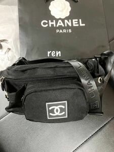 新品　CHANEL シャネル　ノベルティ　ボディバッグ　ブラック