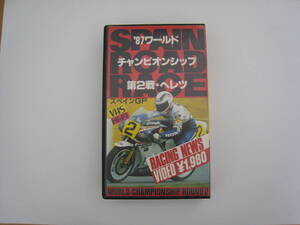 1987年　世界グランプリ　ＷＧＰ　５００　スペインＧＰ　ガードナー　シュワンツ　ローソン　平忠彦　八代俊二　マッケンジー　ＶＨＳ