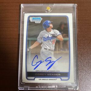 Topps bowman 2012 Corey Seager 直筆サインカード 1st bowman Auto 